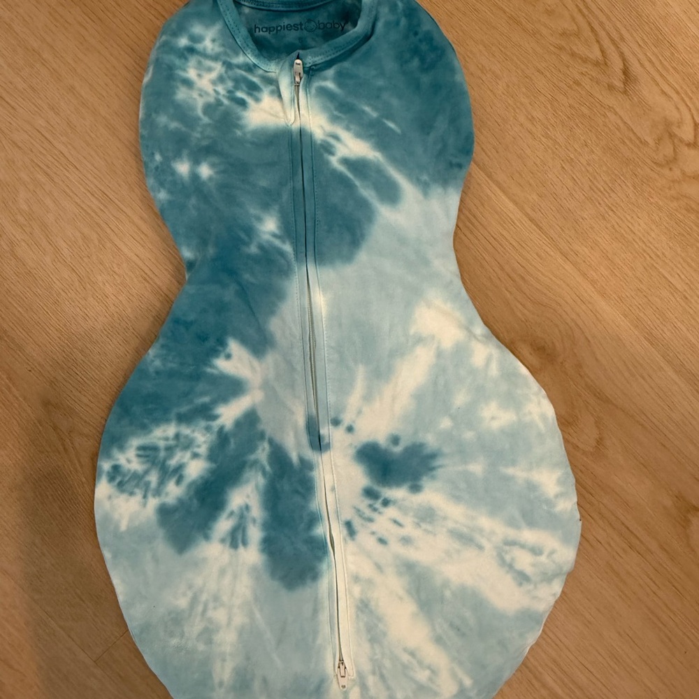 Happiest Baby Snoo Blue Tie-Dye Sleep Sack Swaddle